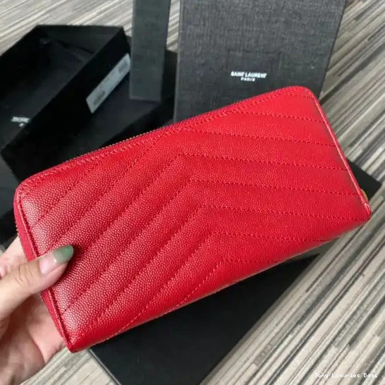 Tony Luxuries ZIPPY MONOGRAM WALLET YSL 0619